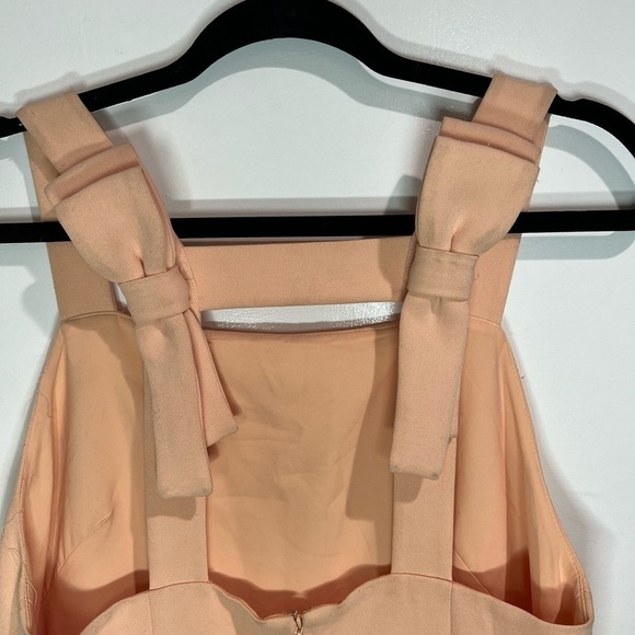 Club Monaco Peach Dellena Dress 10 - Picture 7 of 9